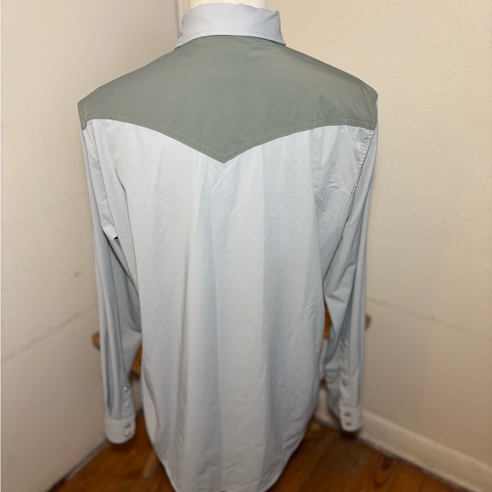 Diamond Cross Ranch Western Button Down Cowboy Shirt - Picture 7 of 11